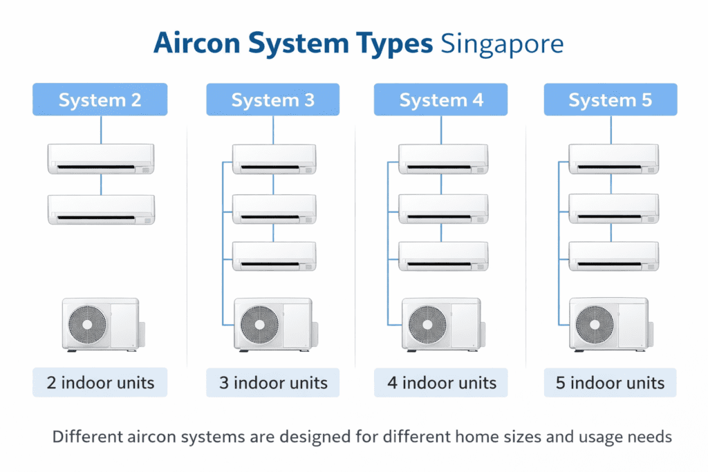 system 2 system 3 system 4 system 5 aircon singapore comparison