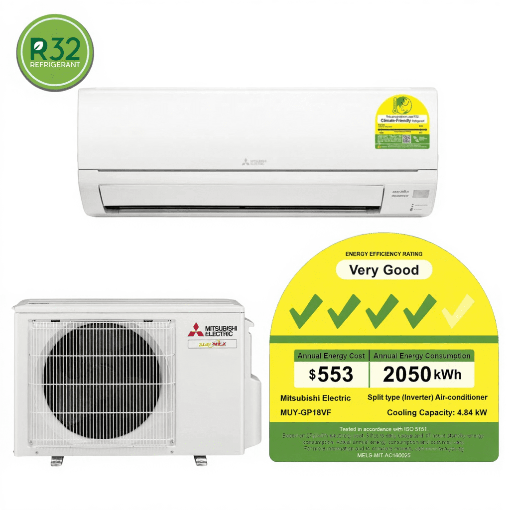 Mitsubishi Electric System 1 18000 BTU
