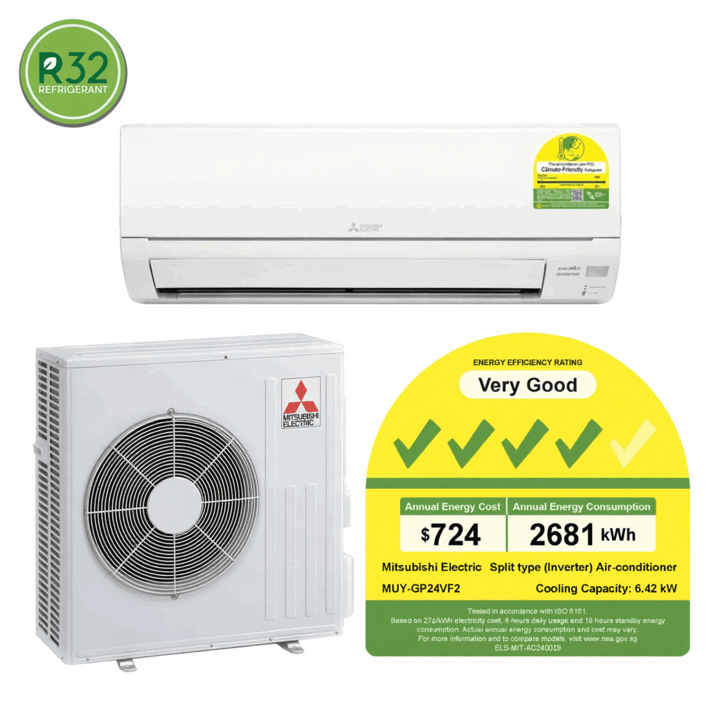 Mitsubishi Electric System 1 24k BTU